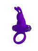 pretty love - anillo vibrador i conejo para pene morado