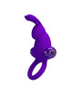 Cockring com Vibração Pretty Love Bunny Roxo