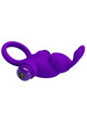 pretty love - anillo vibrador i conejo para pene morado