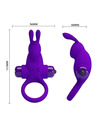 pretty love - vibrator ring i rabbit for purple penis D-237570