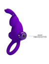 pretty love - vibrator ring i rabbit for purple penis D-237570