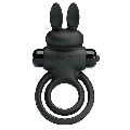 pretty love - vibrator iii rabbit ring for black penis