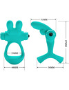 pretty love - dante green rabbit vibrator ring D-238082