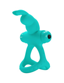 pretty love - figgy anillo vibrador rabbit verde