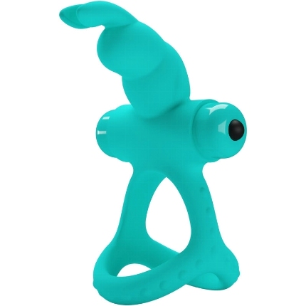 pretty love - figgy green rabbit vibrator ring D-238083