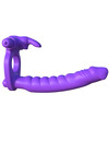 fantasy c-ringz - silicone double vibrator rabbit PD5819-12