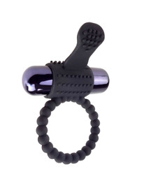 fantasy c-ringz - anillo vibrador de silicona negro