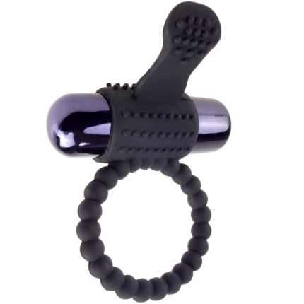 fantasy c-ringz - anillo vibrador de silicona negro