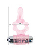 baile - anillo silicona 10 ritmos lengua con vibracion rosa