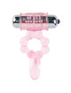 baile - anillo silicona 10 ritmos lengua con vibracion rosa