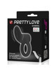pretty love - anillo vibrador cobra negro