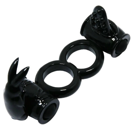 baile - sweet ring double ring with double rabbit D-219322