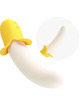 Vibrador Pretty Love Banana Knight Super Power 7 Amarelo