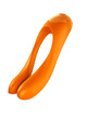 Vibrador Duplo Satisfyer Candy Cane Laranja
