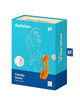 Vibrador Duplo Satisfyer Candy Cane Laranja