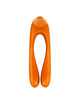 satisfyer - candy cane vibrador dedo naranja