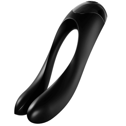 Vibrador Duplo Satisfyer Candy Cane Laranja