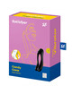 satisfyer - candy cane vibrador dedo naranja