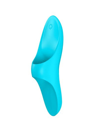Estimulador de Clitóris de Dedo Satisfyer Azul