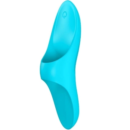 Estimulador de Clitóris de Dedo Satisfyer Azul