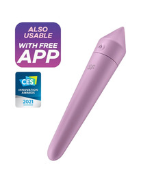 satisfyer - ultra power bullet 8 bala vibradora lila