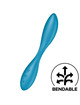 satisfyer - g-spot flex 1 multi vibrador azul