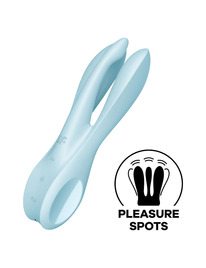 satisfyer - threesome 1 vibrador azul
