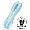 satisfyer - threesome 1 vibrador azul