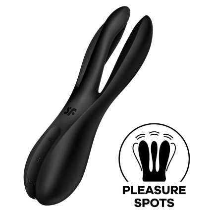 satisfyer - threesome 2 vibrator black D-232595