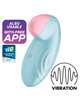 satisfyer - tropical tip vibrador lay-on azul
