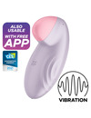 satisfyer - tropical tip lay-on vibrator blue D-232732