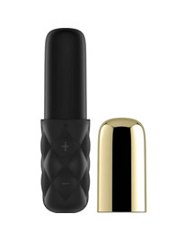 Vibrador Satisfyer Sparkling Darling Preto e Dourado