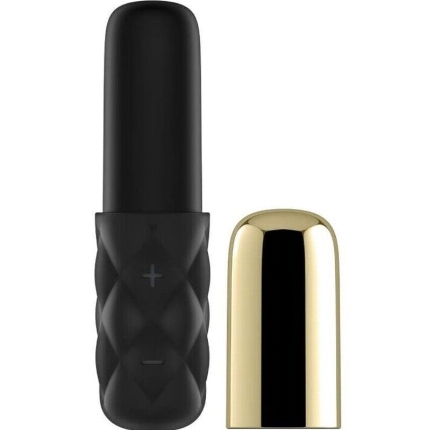 Vibrador Satisfyer Sparkling Darling Preto e Dourado