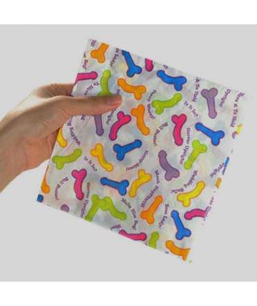 Paper napkins with Penis 350002