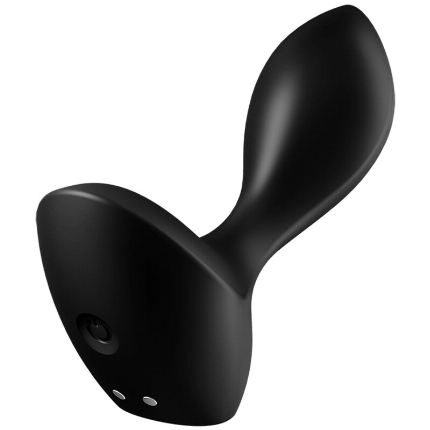 satisfyer - backdoor lover plug anal vibrador negro