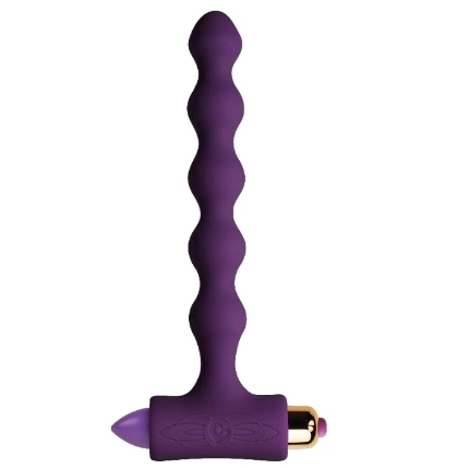 rocks-off - anal plug with vibration and riverles petite sensations pearls D-210483