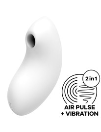 satisfyer vulva lover 2 estimulador y vibrador - azul
