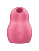 satisfyer - pro to go 1 estimulador y vibrador doble rojo