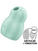 satisfyer - pro to go 1 estimulador y vibrador doble rojo