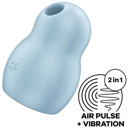 satisfyer - pro to go 1 double air pulse stimulator vibrator red D-232787