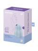 satisfyer - pro to go 1 estimulador y vibrador doble rojo
