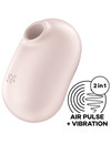 satisfyer - pro to go 2 double air pulse stimulator vibrator violet D-232790