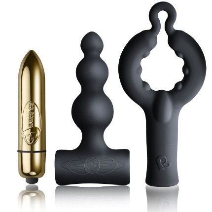 Plug Anal Rocks-Off Be Mine Kit Preto,D-228036