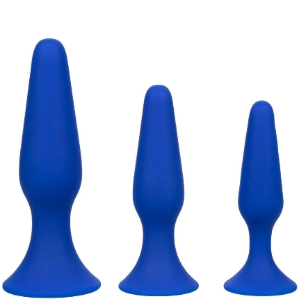 admiral - kit 3 anal plug blue D-238333