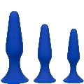 admiral - kit 3 anal plug blue