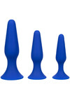 admiral - kit 3 anal plug blue D-238333