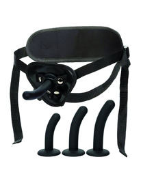 Kit Strap On Calexotics Boundless Pegging Preto ,D-238414