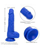 admiral - sailor dildo realistico vibrador azul