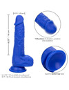 admiral - sailor realistic dildo vibrator blue D-238337