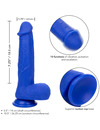 admiral - captain realistic dildo vibrator blue D-238338